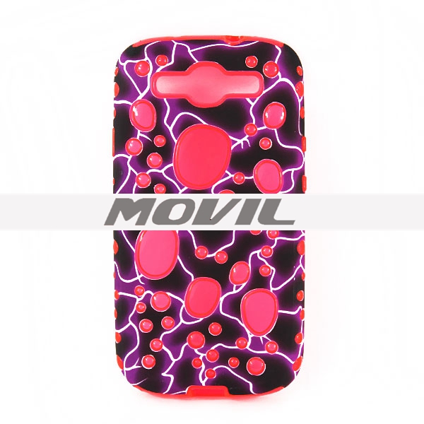 NP-2496 Burbujas de color funda para Samsung Galaxy S3 I9300-7